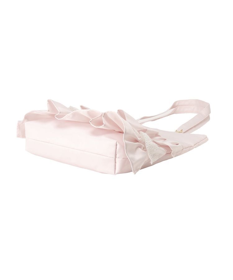Maison de FLEUR「サテンフロントフリルスクエアトートバッグ」|トートバッグ|