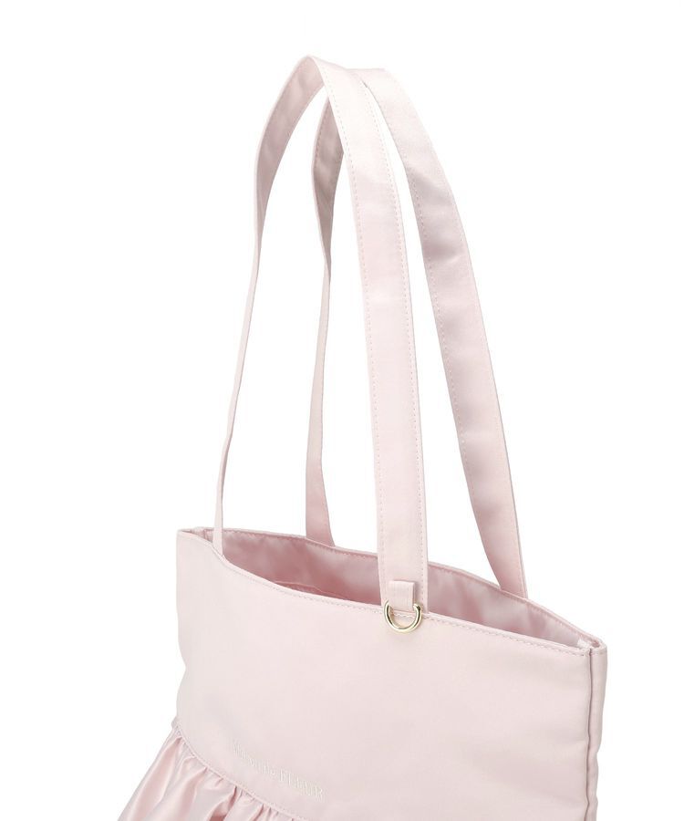 Maison de FLEUR「サテンフロントフリルスクエアトートバッグ」|トートバッグ|