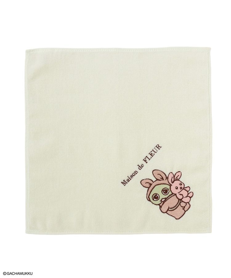 Maison de FLEUR「ガチャピン タオルハンカチ」|ハンカチ|