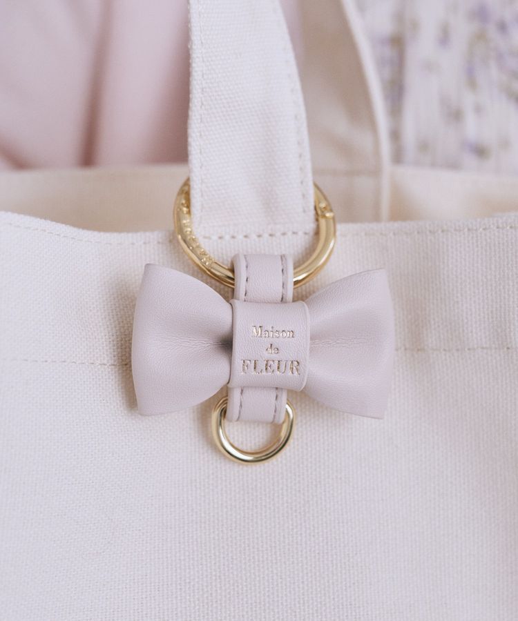 Maison de FLEUR「リボンキーリング」|その他|ピンク