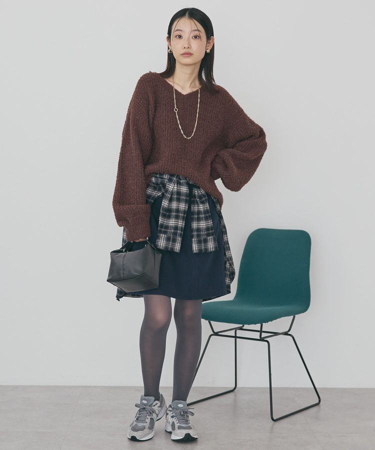 AMERICAN HOLIC「ミニシャギーラメニットプルオーバー」|ニット・セーター|