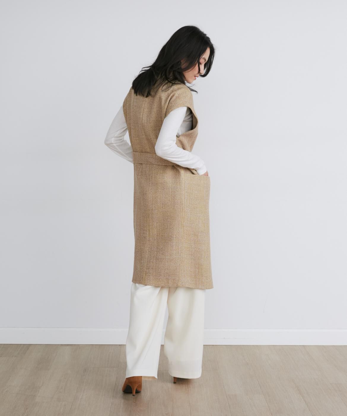 INED「《大きいサイズ》ラップパンツ《la veille by SUPERIOR CLOSET》」|その他|