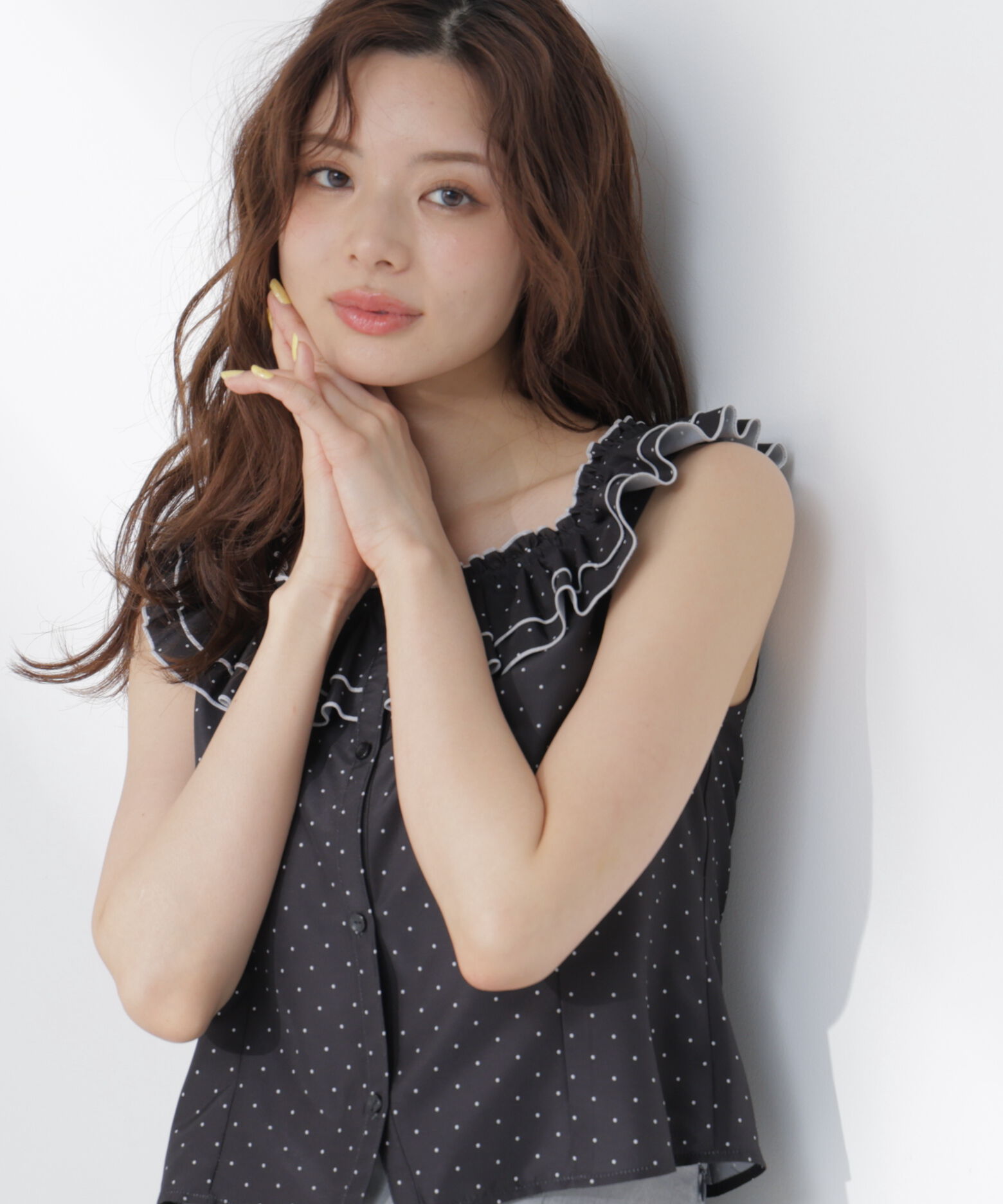 PROPORTION BODY DRESSING「ラッフルカラーブラウス」|シャツ・ブラウス|