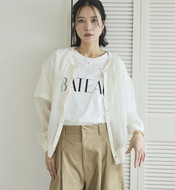 Doux archives「２ＷＡＹシアードットカーディガン」|シャツ・ブラウス|