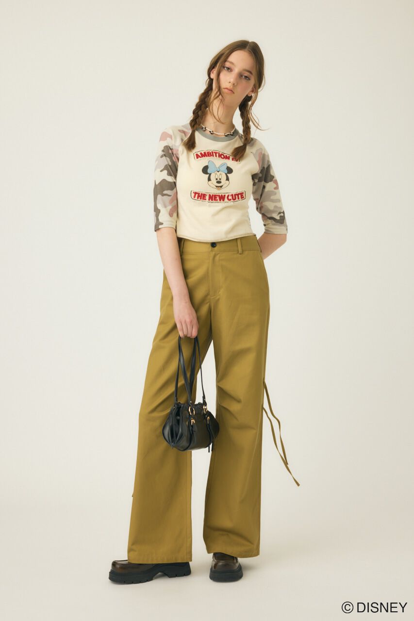 MOUSSY「MD PATCHED ラグランTシャツ / MINNIE」|Tシャツ・カットソー|