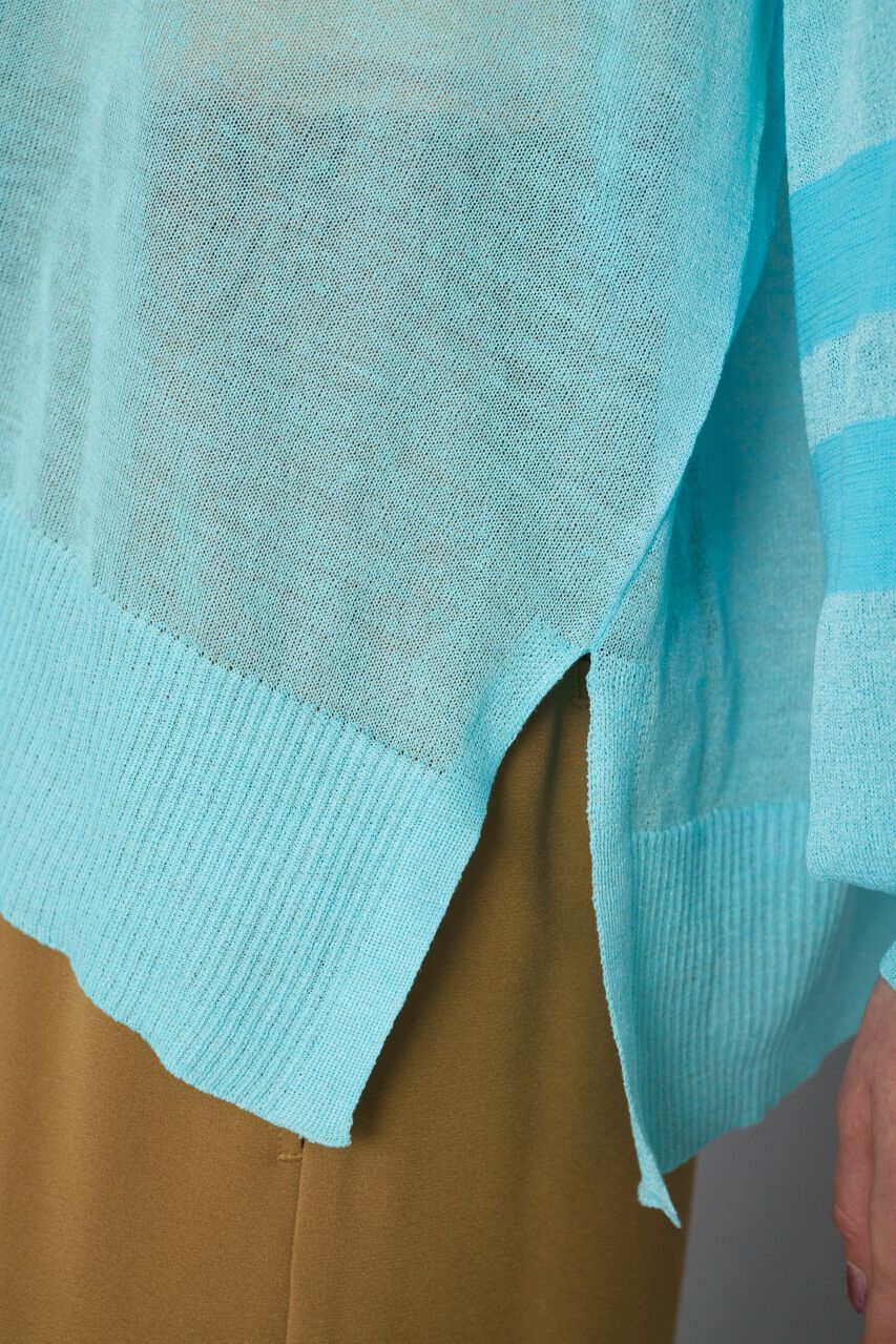 HeRIN.CYE「Sheer line cardigan」|カーディガン|