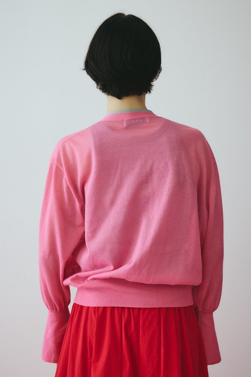 HeRIN.CYE「Double end cardigan」|カーディガン|
