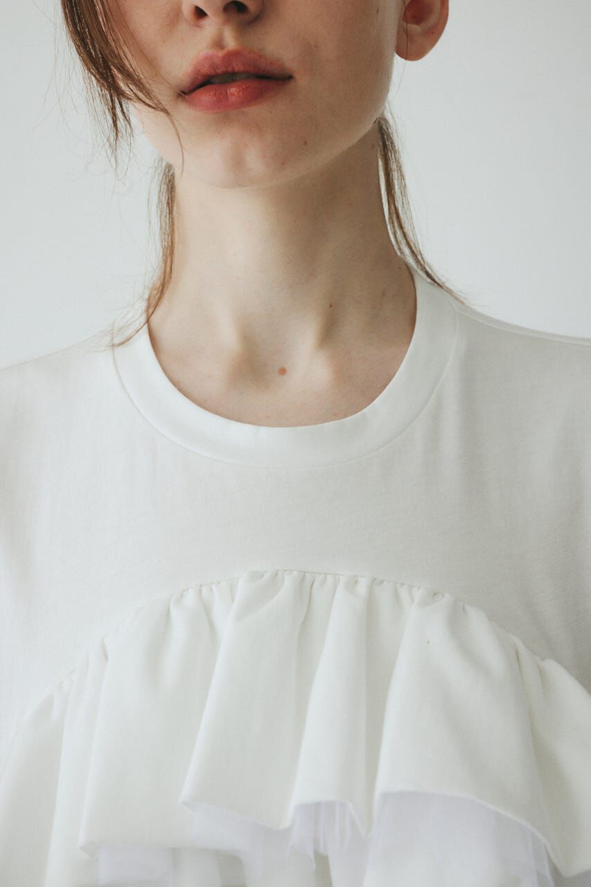 HeRIN.CYE「［予約］A line ruffle tops」|Tシャツ・カットソー|