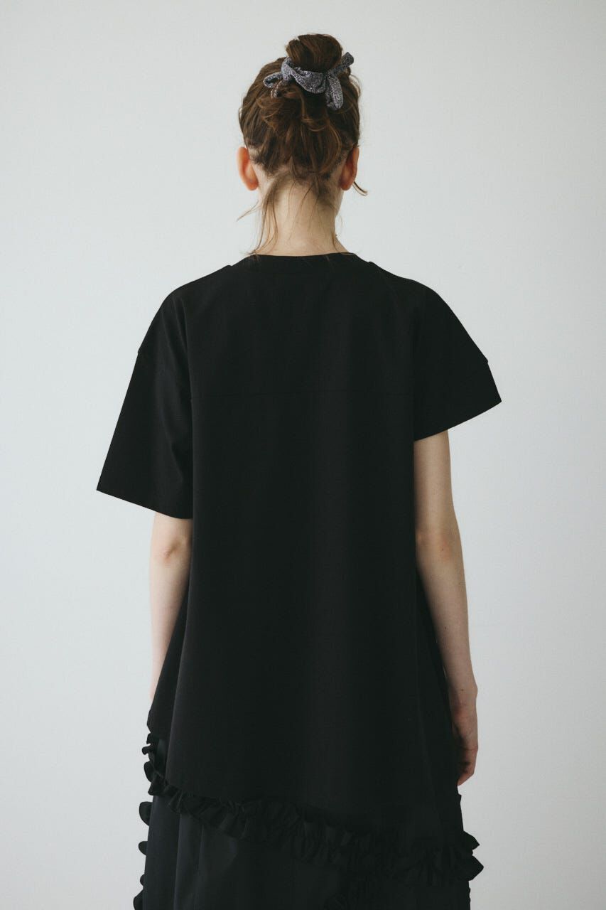 HeRIN.CYE「Asymmetry hem drape cut tops」|Tシャツ・カットソー|