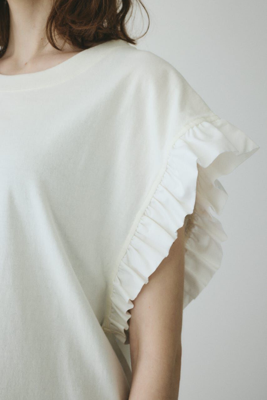 HeRIN.CYE「［予約］Point frill box tops」|Tシャツ・カットソー|