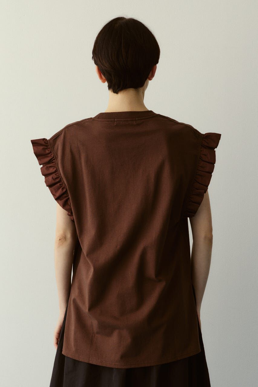 HeRIN.CYE「［予約］Point frill box tops」|Tシャツ・カットソー|