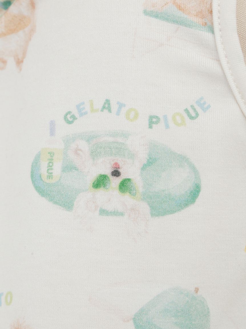  GELATO PIQUE CAT&DOG「【CAT&DOG】【接触冷感】ビーチ マルチーズ ポメラニアン チワワ柄Coolingプルオーバー」|その他|