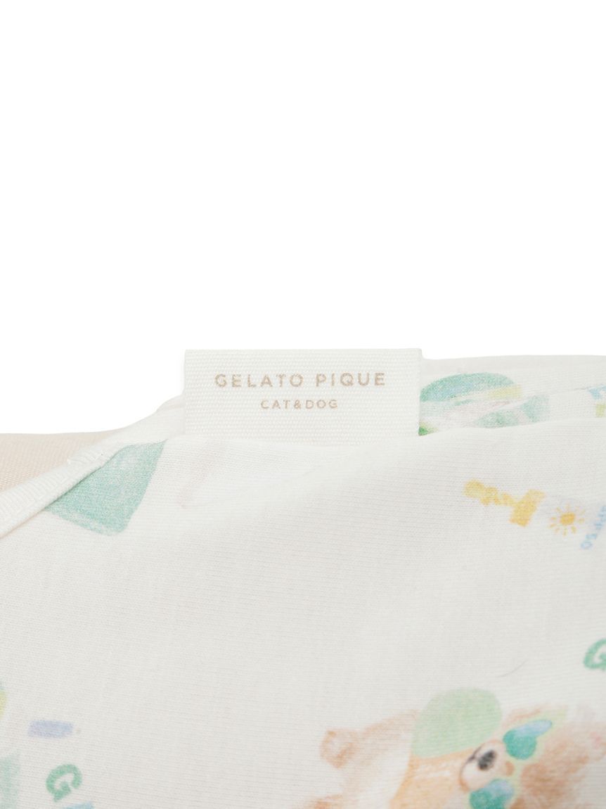  GELATO PIQUE CAT&DOG「【CAT&DOG】【接触冷感】ビーチ マルチーズ ポメラニアン チワワ柄Coolingプルオーバー」|その他|