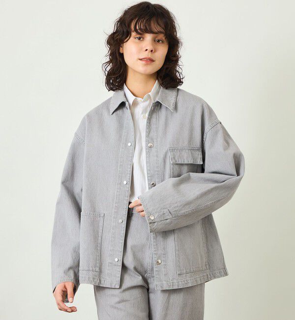 MACKINTOSH PHILOSOPHY「【GREY LABEL】デニムワークジャケット」|ブルゾン・スタジャン|グレー