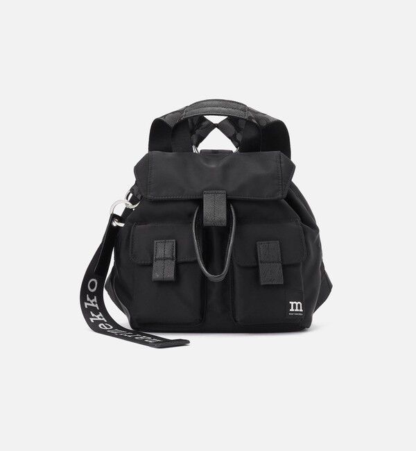 Marimekko「Everything Backpack S Solid バックパック」|リュック|ブラック