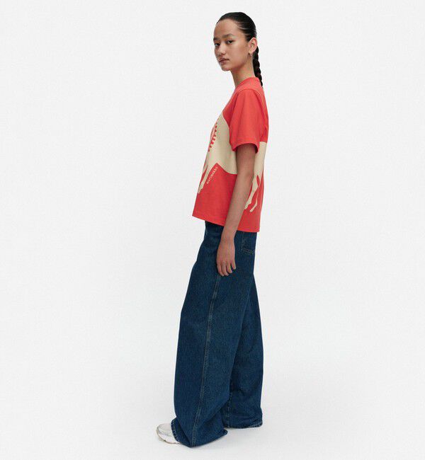 Marimekko「Else Musta Tamma Placement Tシャツ」|シャツ・ブラウス|