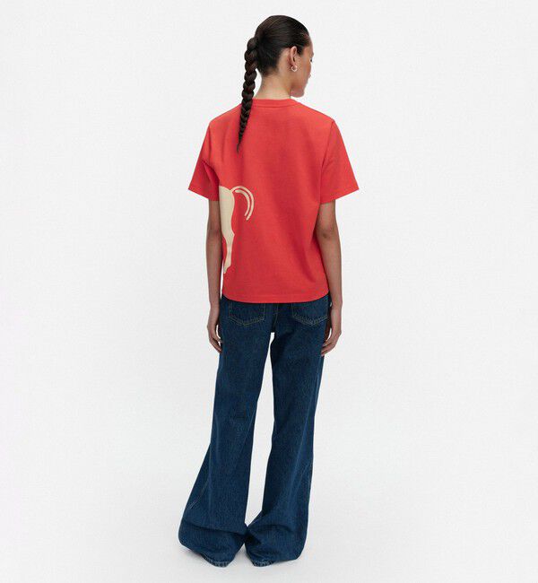 Marimekko「Else Musta Tamma Placement Tシャツ」|シャツ・ブラウス|