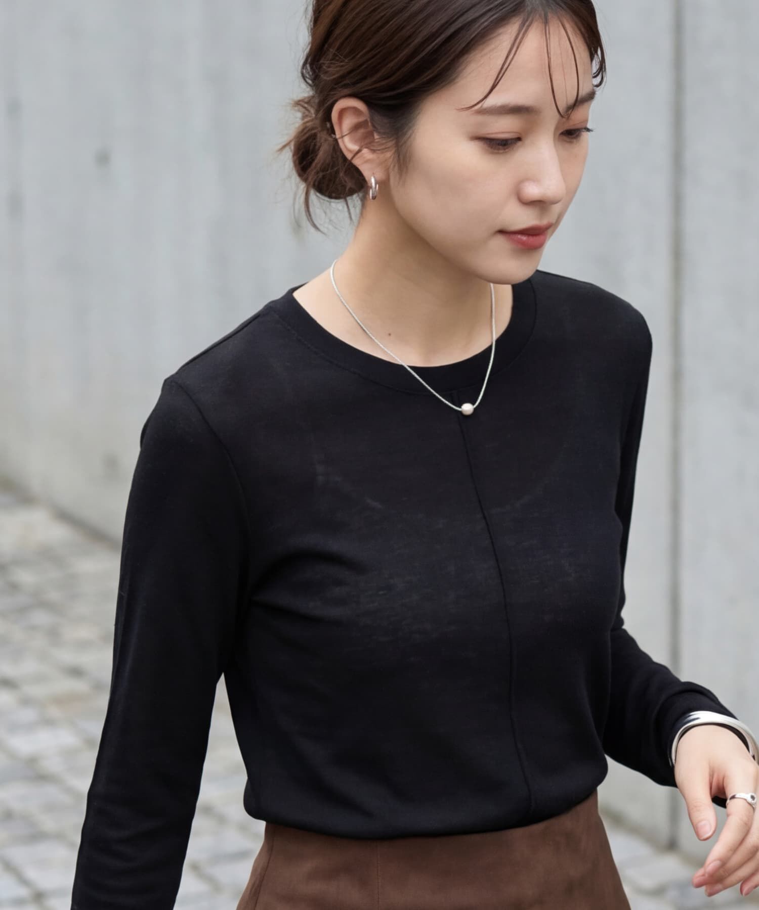 STYLE DELI「SV925タイニーパールネックレス」|ネックレス|