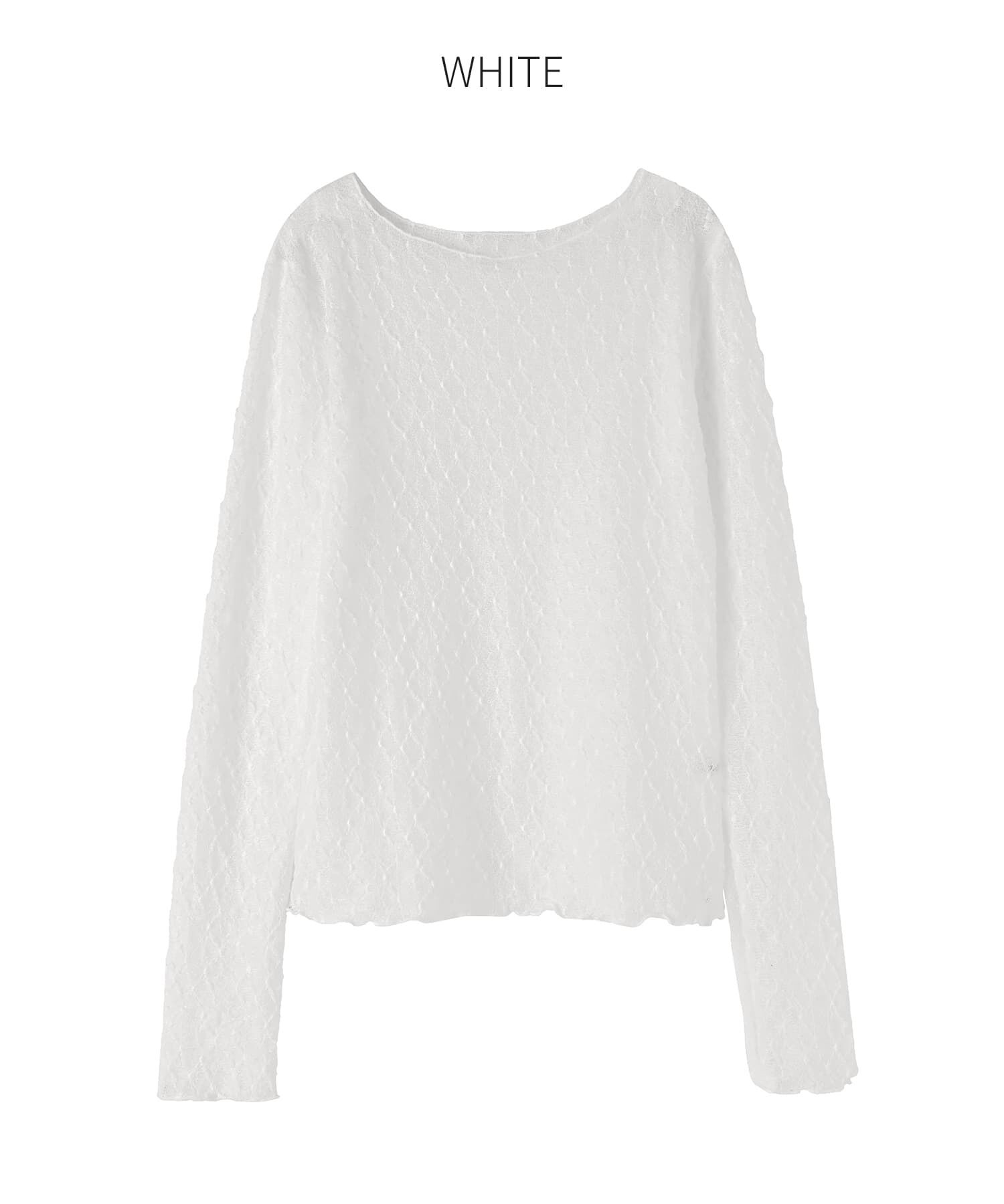 STYLE DELI「ストレッチドットレーストップス」|Tシャツ・カットソー|
