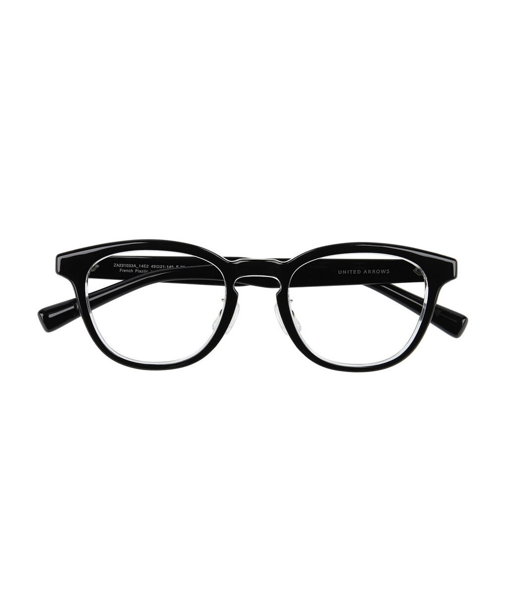  「ウェリントン型 メガネ｜Zoff｜UNITED ARROWS ユナイテッドアローズ レンズ交換券付き」|メガネ|