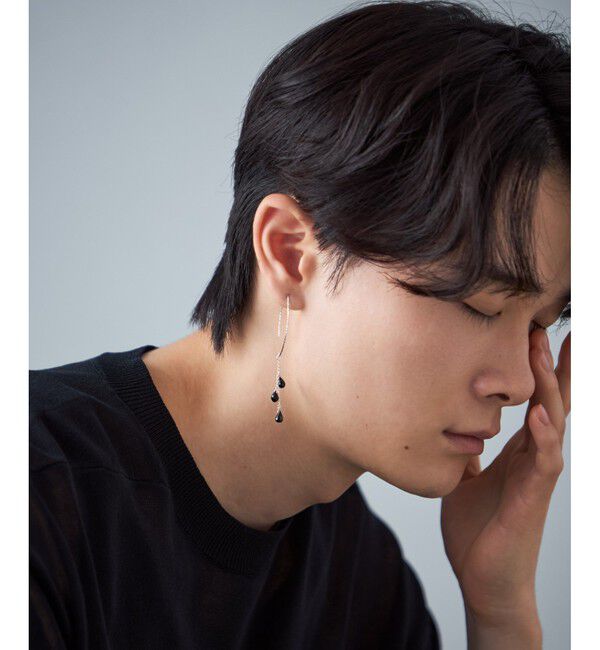 Jouete「ピアス ブラックスピネル」|ピアス|