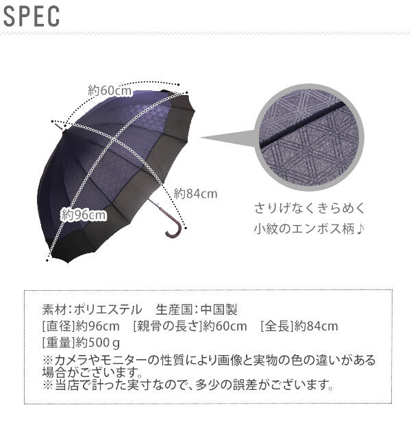 BACKYARD FAMILY「傘 16本骨 和傘 サントス santos 蛇の目 縁 伝統柄 着物 定番 雨傘 蛇の目風和傘」|傘|