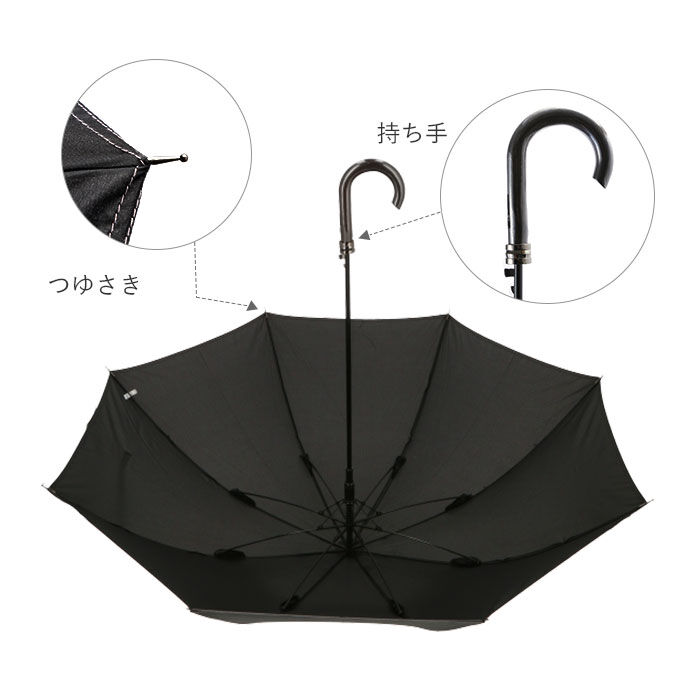 BACKYARD FAMILY「傘 メンズ ジャンプ 通販 大きい さかさかさ 70cm 耐風強化傘 無地 チェック ストライプ」|傘|