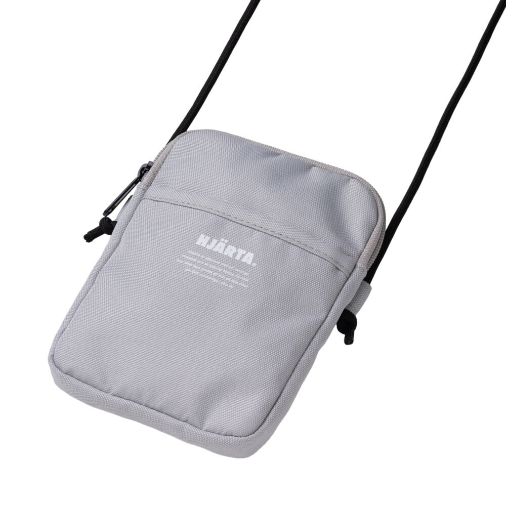 BACKYARD FAMILY「スマホポーチ ショルダー 通販 HJARTA ヤッタ スマホショルダー スマホショルダーバッグ」|ショルダー・メッセンジャー|グレー1