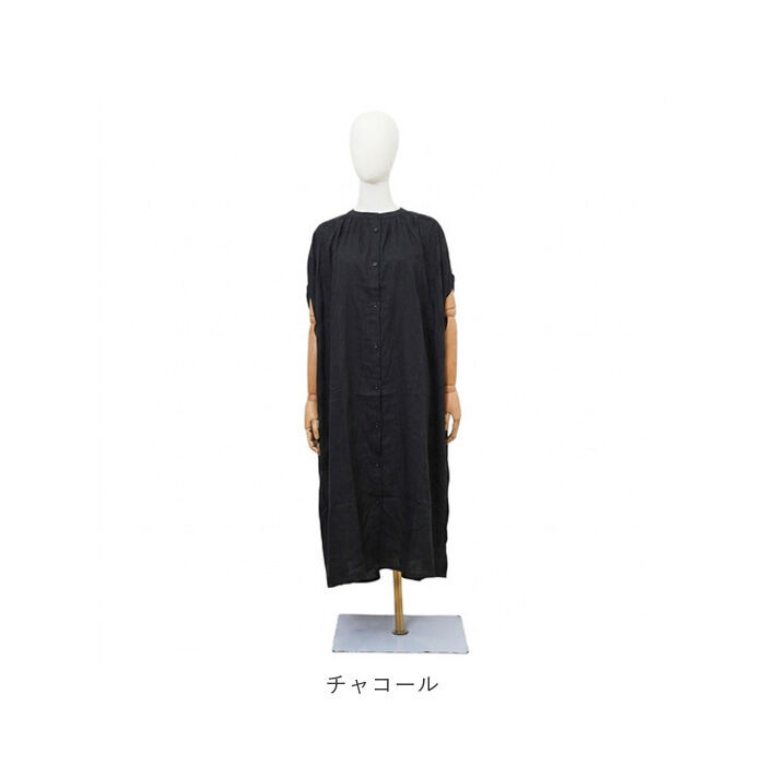 BACKYARD FAMILY「mitis ワンピース ミティス 通販 ギャザーワンピース 夏 春夏 ノースリーブ 袖なし ロング」|ワンピース|