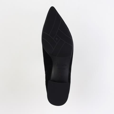 銀座かねまつ「NB260011METBLK 【本革】【防水】アクアベルポインテッドパンプス」|パンプス|