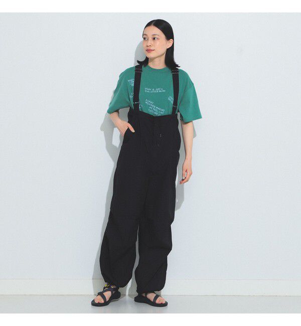 BEAMSBOY「BEAMS BOY / US ARMY オーバー パンツ」|オールインワン|BLACK