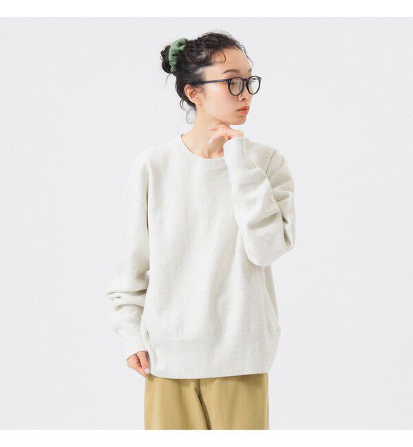 BEAMSBOY「【別注】Champion / バックプリント リバースウィーブ(R) クルー スウェット」|スウェット・ジャージ|