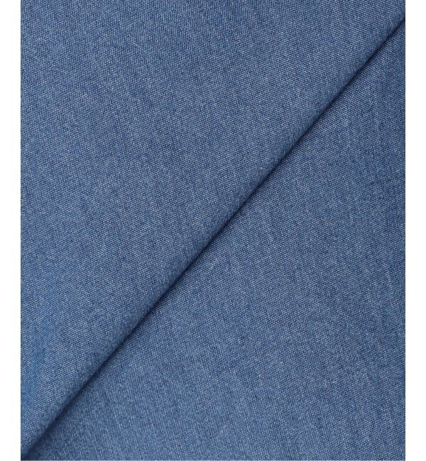 SLOBE IENA「《WEB限定/追加》デニムライクシャツワンピース」|ワンピース|