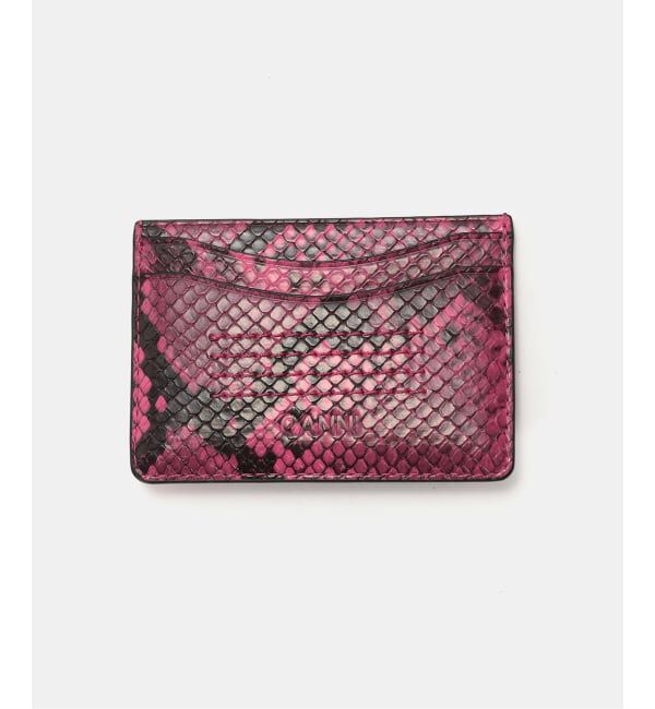 PULP「GANNI / ガニー Bou Card Holder Snake」|名刺入れ・カードケース|