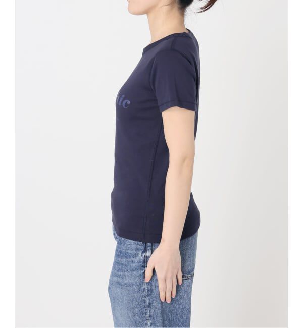 Spick and Span「La Hutte / ラ ユット 別注リブ編み MINI Tee*」|Tシャツ・カットソー|