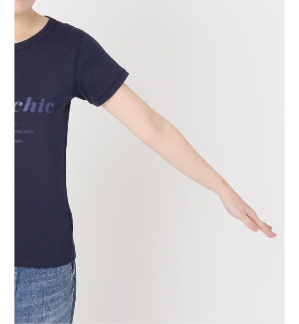 Spick and Span「La Hutte / ラ ユット 別注リブ編み MINI Tee*」|Tシャツ・カットソー|