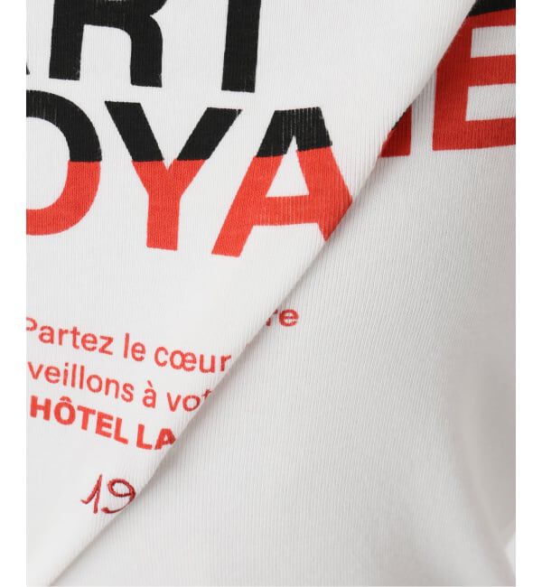 Spick and Span「La Hutte / ラ ユット 別注リブ編み MINI Tee*」|Tシャツ・カットソー|