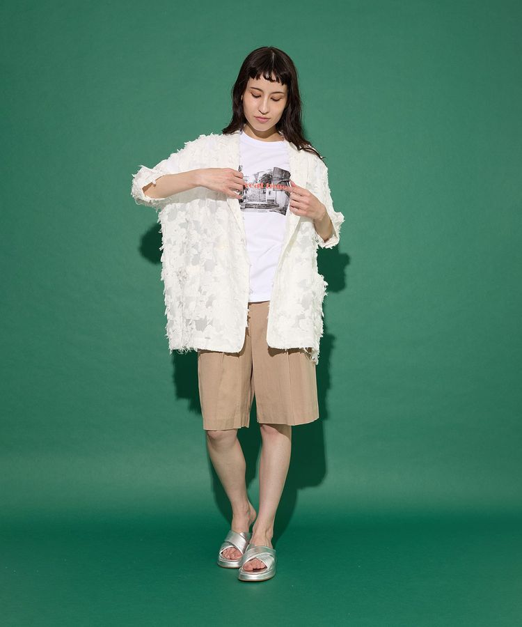 GARAGE OF GOOD CLOTHING「ジャガード半袖ジャケット」|テーラードジャケット|