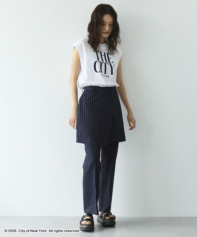 GARAGE OF GOOD CLOTHING「ピンストライプレイヤードロングパンツ」|その他|