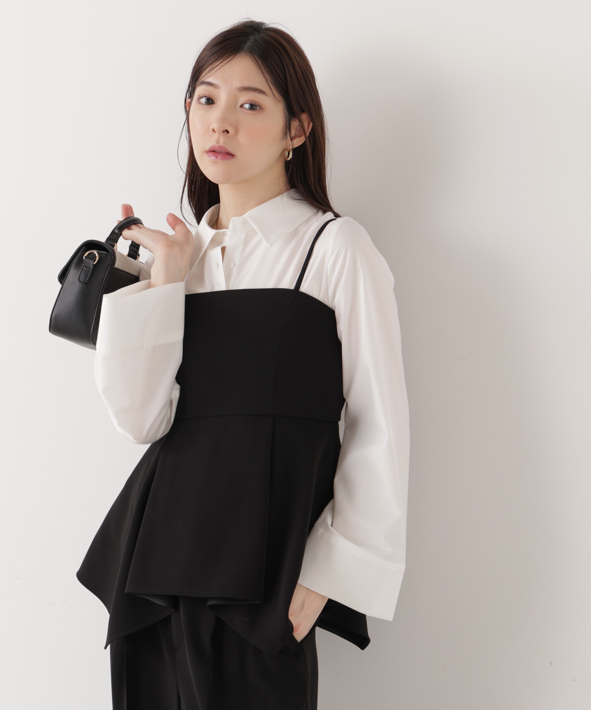 PROPORTION BODY DRESSING「ランダムヘムビスチェ　26SS」|シャツ・ブラウス|