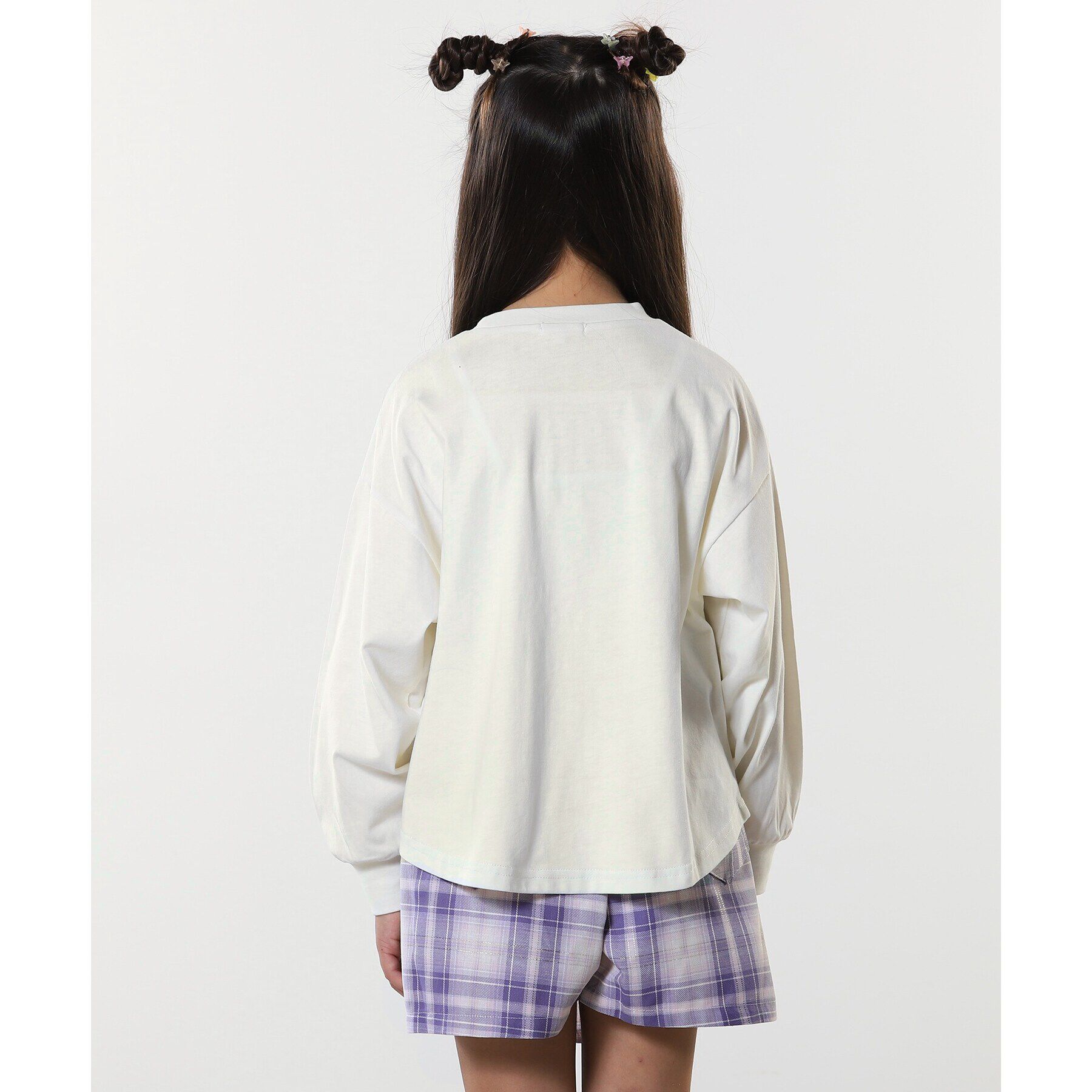SHOO･LA･RUE「【100-150cm/洗える/姉妹リンク可】GIRLS プリントアソートロンT」|Tシャツ・カットソー|