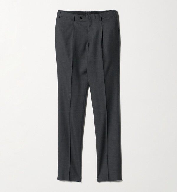 UNITED ARROWS「サージ クリース テーパード １プリーツ スラックス」|スラックス|