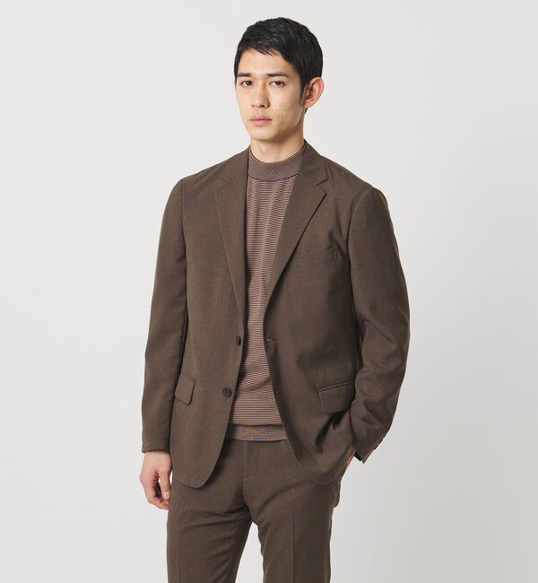UNITED ARROWS「ウールルック 2ボタン シングル テーラードジャケット UA COZY　ウォッシャブル　ヨコストレッチ」|テーラードジャケット|