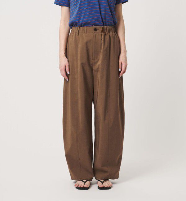 BEAUTY&YOUTH UNITED ARROWS「バックゴム カーブパンツ UVカット 防シワ ウォッシャブル」|チノ|