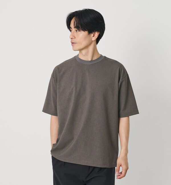 BEAUTY&YOUTH UNITED ARROWS「フラックス ライク アジャスト クルーネック Tシャツ 吸水速乾 ストレッチ 通気性」|Tシャツ・カットソー|MOCA