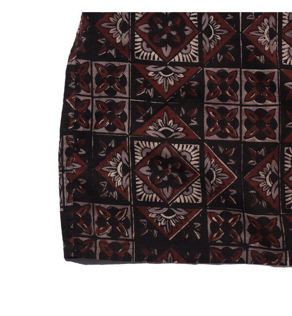 BEAMS PLUS「Open Collar Block Print ④」|シャツ・ブラウス|