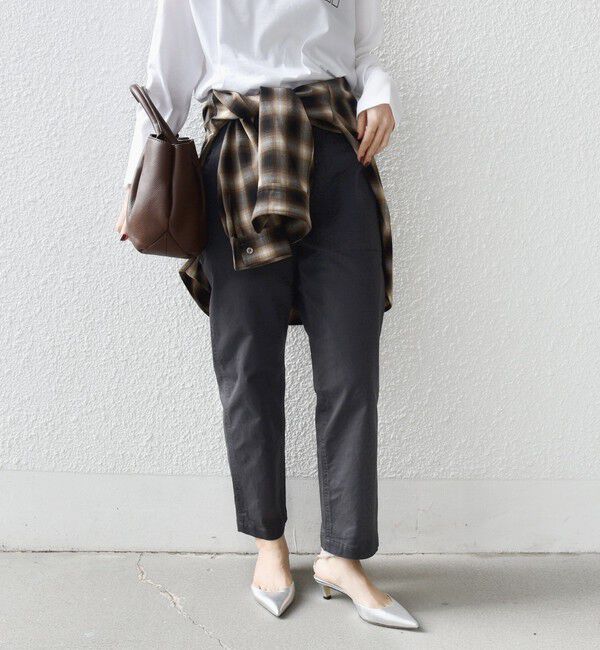 WEB限定】ストレッチ ベーシック ベイカー パンツ（SHIPS for women