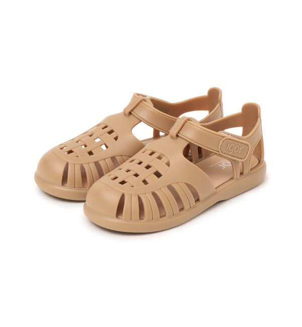 SHIPS KIDS「igor:12～18cm / TOBBY SOLID サンダル」|サンダル|ブラウン系