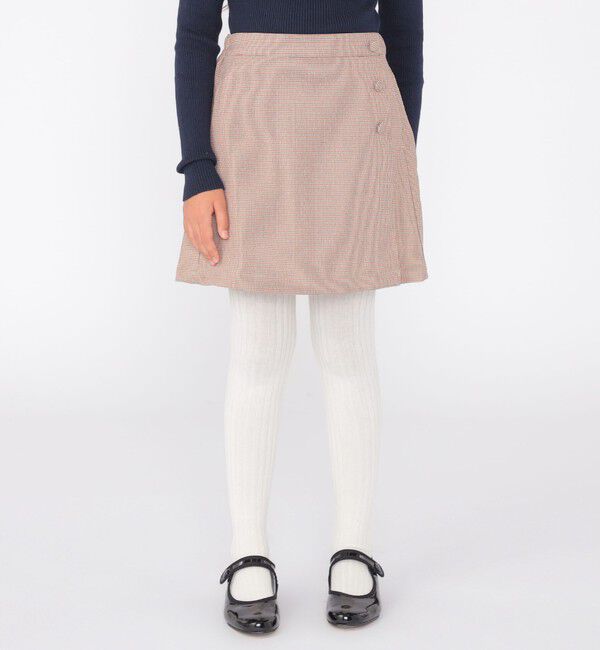 SHIPS KIDS「SHIPS KIDS:140～150cm / ラップ キュロット」|キュロット|