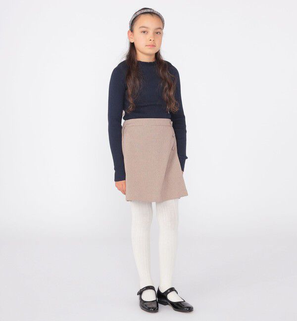 SHIPS KIDS「SHIPS KIDS:140～150cm / ラップ キュロット」|キュロット|